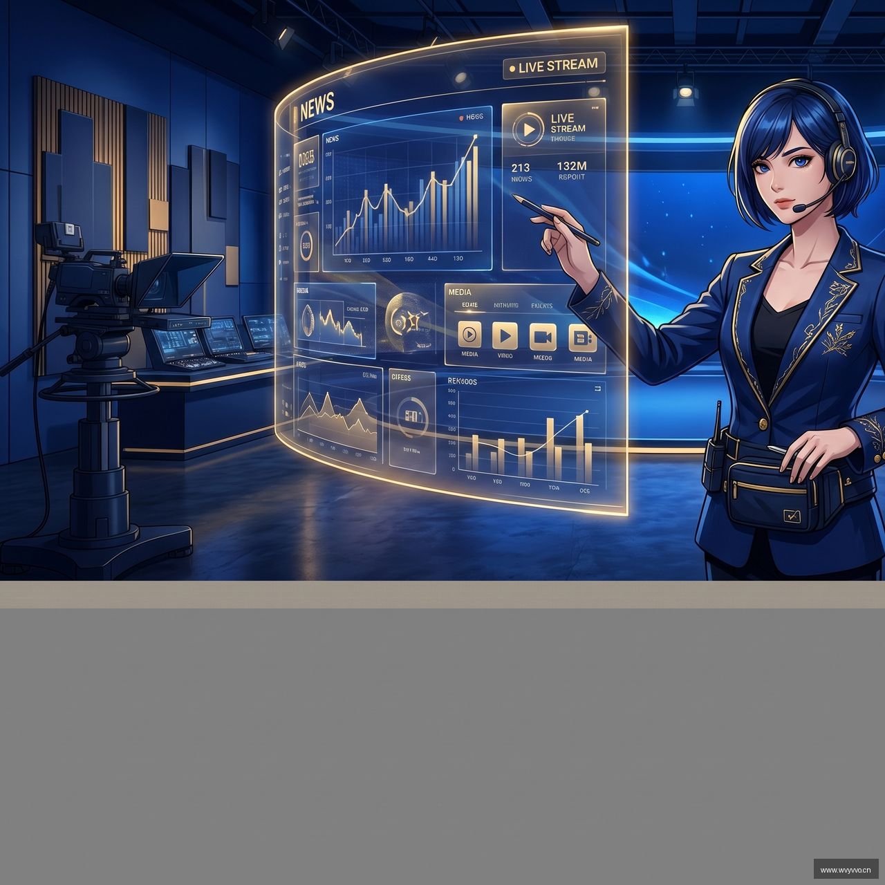 撸撸玖玖精选传媒 总部门店实景 视频制作中心